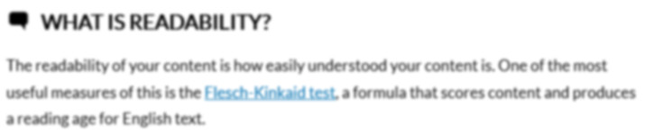 Example of my website after blur