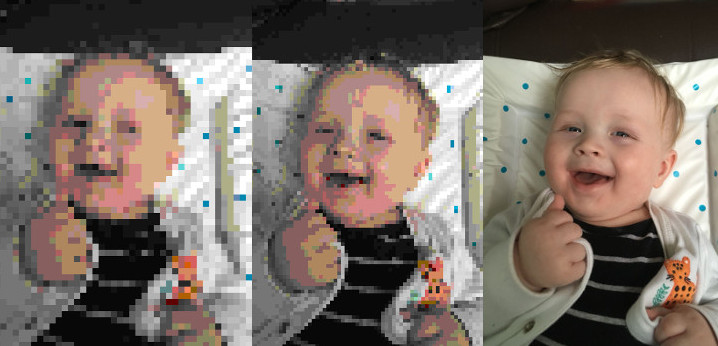 Example of my website before applying a colour blindness filter