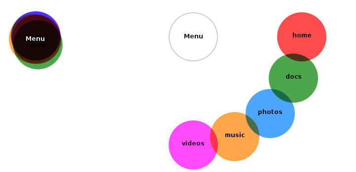 A Better Radial Menu With Pure CSS