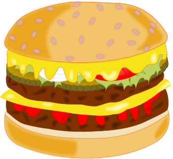 Hamburger clipart image